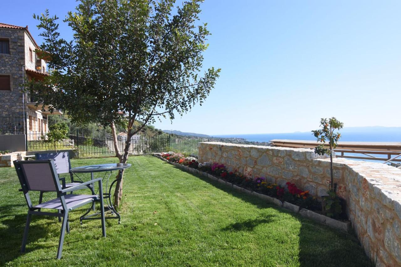 Villa Dafni - Infinite Sea Vistas With Private Pool Kalamata Bagian luar foto