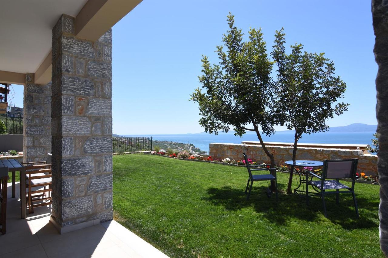 Villa Dafni - Infinite Sea Vistas With Private Pool Kalamata Bagian luar foto