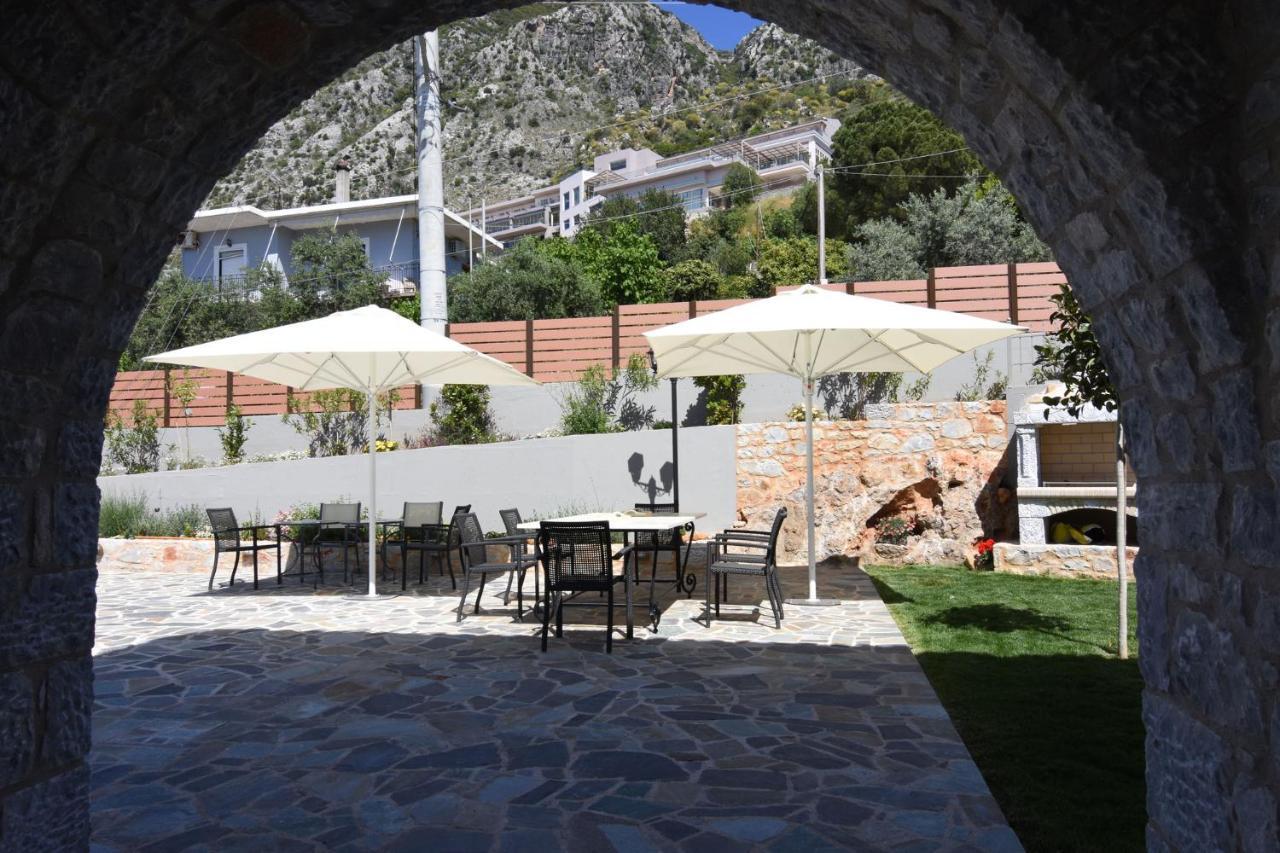 Villa Dafni - Infinite Sea Vistas With Private Pool Kalamata Bagian luar foto